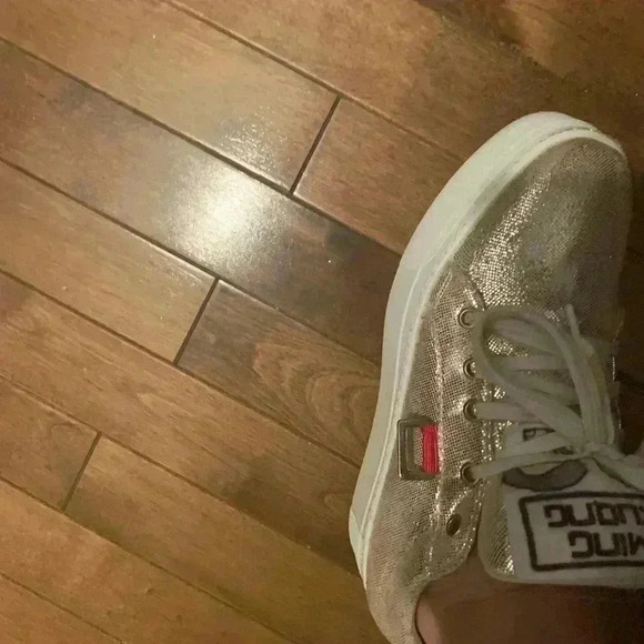 🔥🔥2/30$ 🔥Ming kuang Gold  colour shoes - Picture 4 of 12